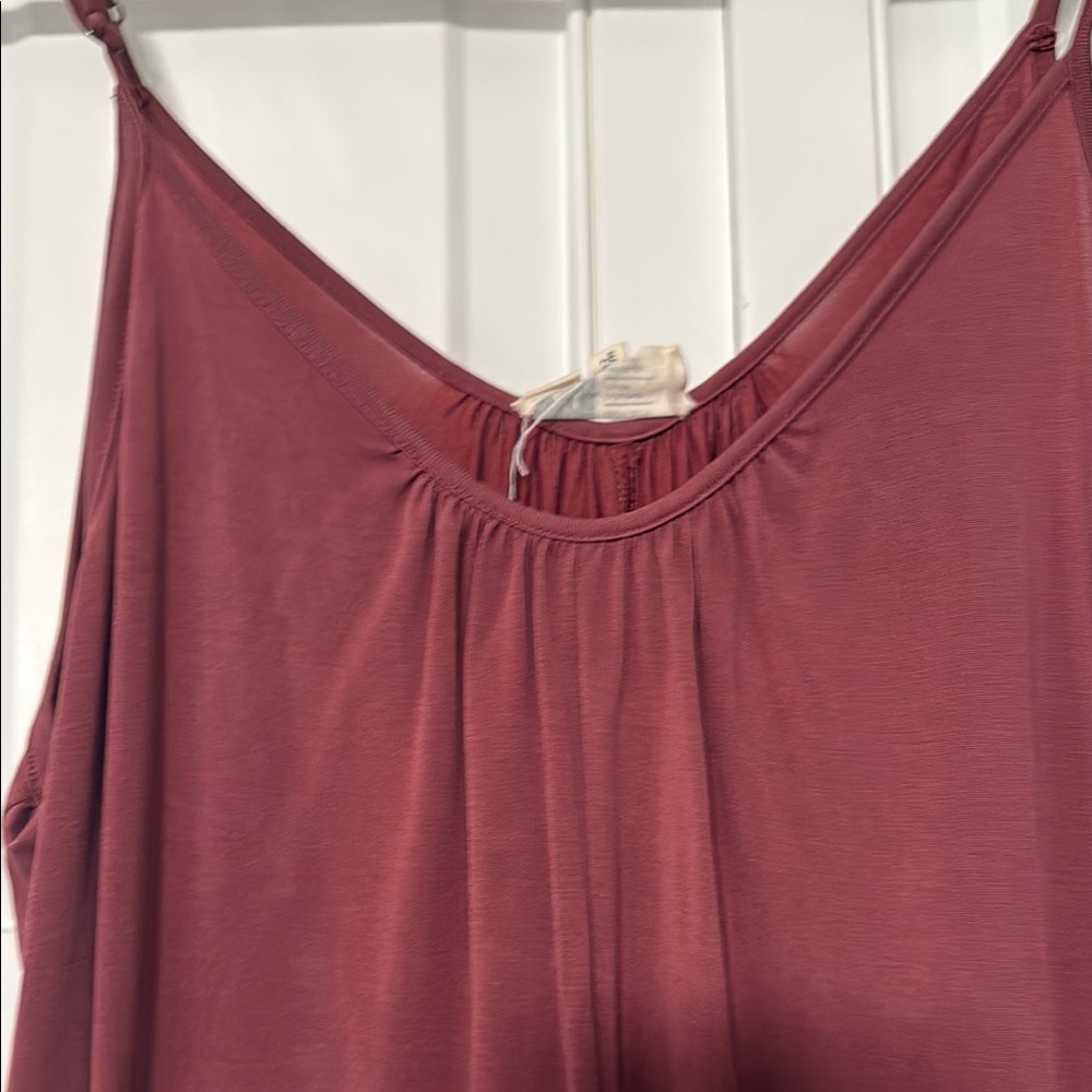 Comfy Rust Jumpsuit - Picture 6 of 7